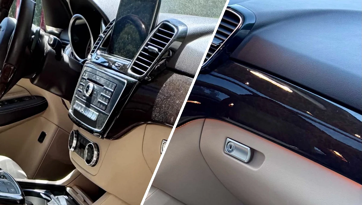 Before and after: interior detail